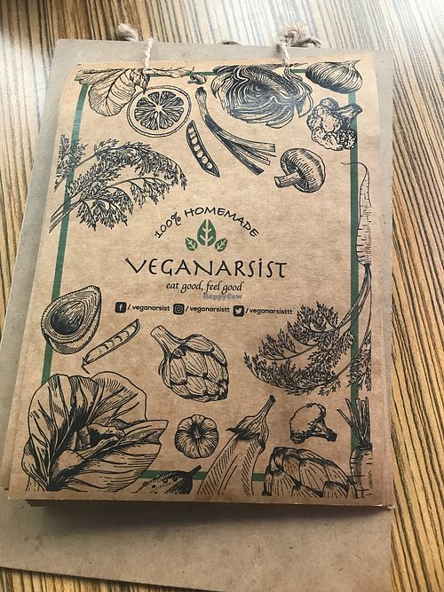 Menu at VegaNarsist - Nişantaşı in Istanbul