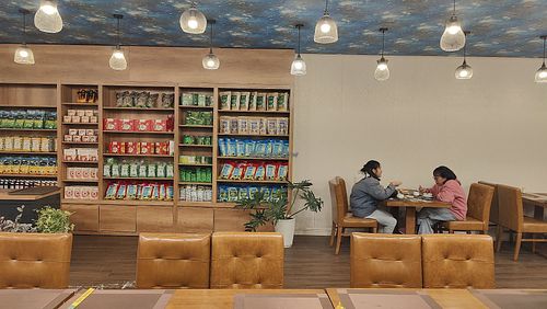 Restaurant interior at Hoa Sen - Nguyen Van Cu in Da Lat