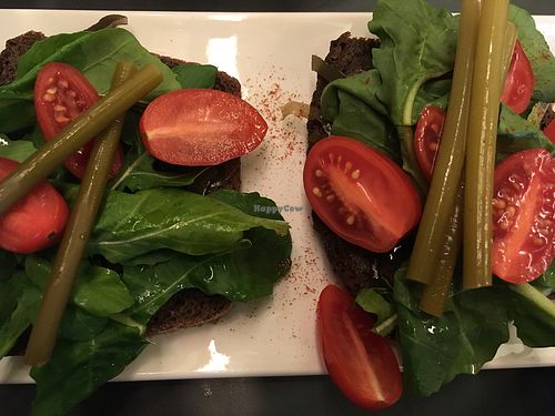 Vegan sandwich at Cafe Bar 67 in Athens