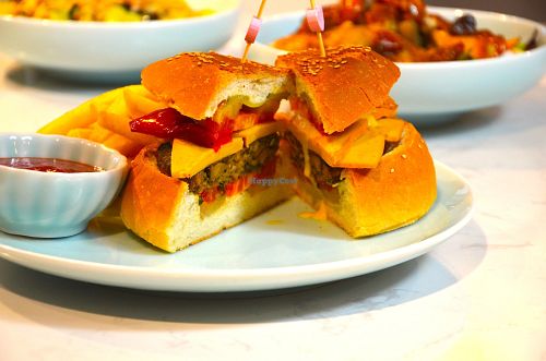 Vegan Big MAC. at ZeroGo in Beijing