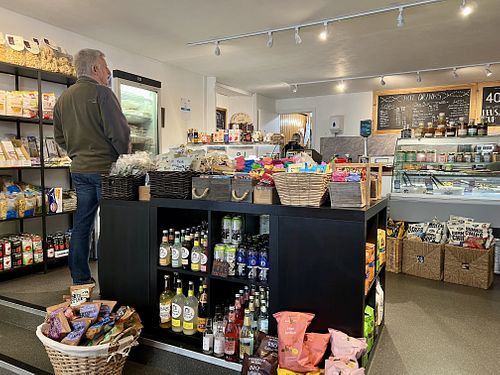 Inside the shop   at The Bayleaf Delicatessen in Orkney Islands