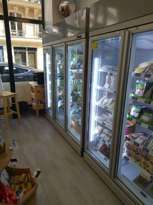 From the inside at 2VShop in Paris