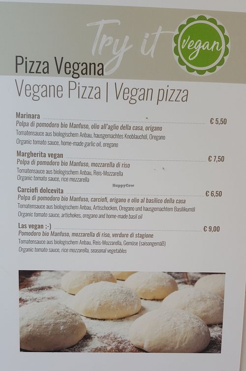 The vegan options at this restaurant at La Taverna in Levico Terme