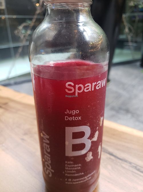 tasty healthy juices at Sparaw - Recoleta in Buenos Aires