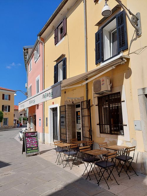 Outside at Avokado in Koper