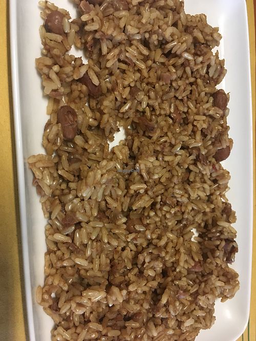 Wholemeal risotto with beans at Al Mangiar Sano in Mortara