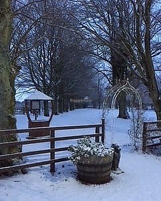 Snow at Tinto Hotel in Symington