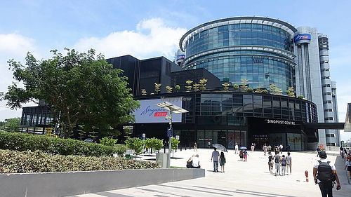 SingPost Centre building at Grove Cafe 素林 - Paya Lebar in Central Singapore
