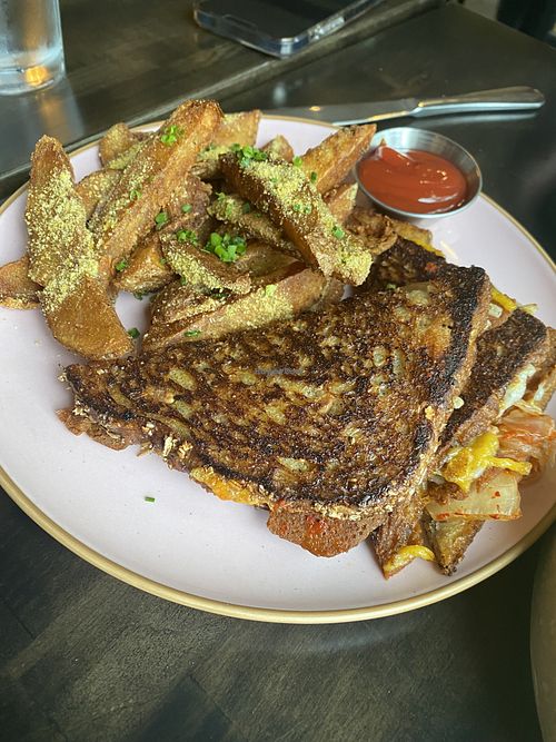 Grilled cheeze  at Flora in West Hartford