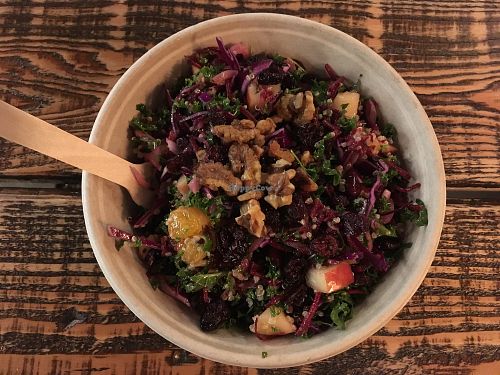 Vegan bowl at We Feat Pure Organic in Aalborg