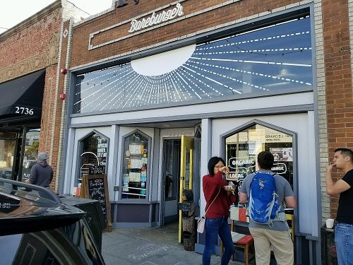 Entrance at Bareburger in Santa Monica
