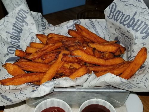 Sweet potato fries at Bareburger in Santa Monica