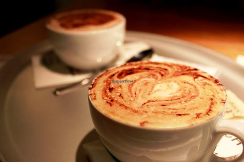 soy cappuccino at Tibits in Winterthur