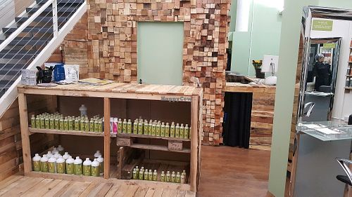 colours and HC ambassador in hair dye glory at Uplift Organic Hair in Cheadle