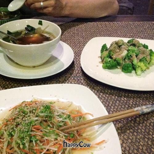 macrobiotic dinner at TianZi Tea House and Garden in Chiang Mai