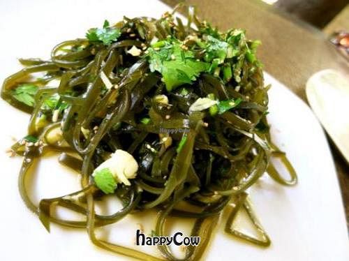 Seaweed Salad at TianZi Tea House and Garden in Chiang Mai