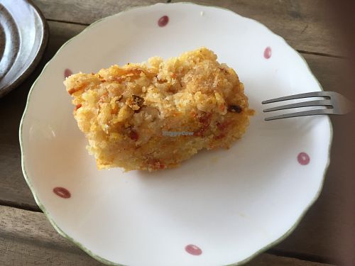 Carrot cake at Lovegan in Binh Thuan