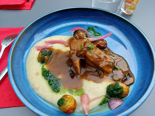 Seitan : quite good but i found the gravy too salty at Like An Elephant in Lyon