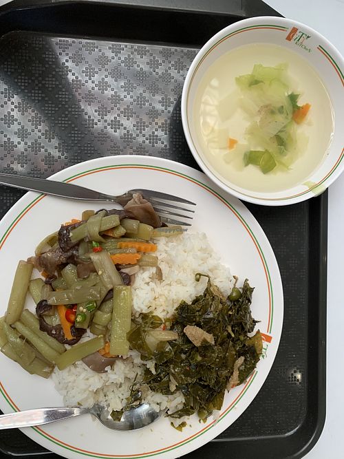   at Vegetarian Food Stall - Ploenjit in Bangkok