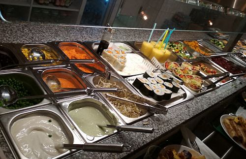 bufet at Vegan Life in Prague