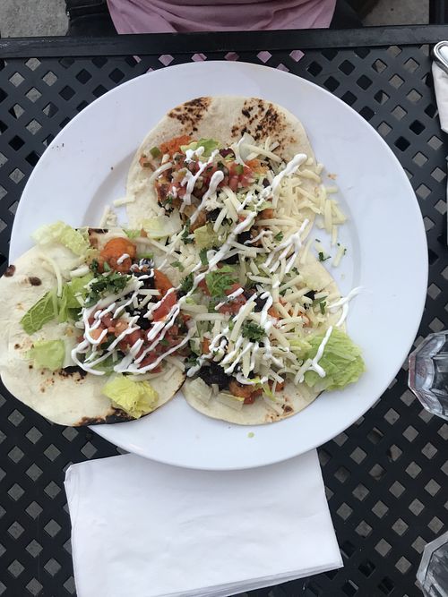 Buffalo Cauliflower Tacos at Bourbon & Branch in Philadelphia