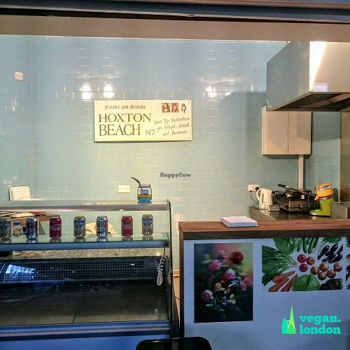 Hoxton Beach stall at Nag's Head Market at Hoxton Beach - Nags Head Market in North London