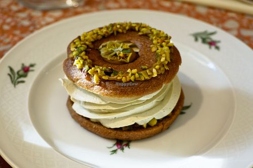 Paris-Alger (Like a Paris-Brest but with pistachio) at Jo and Nana Cakes in Paris