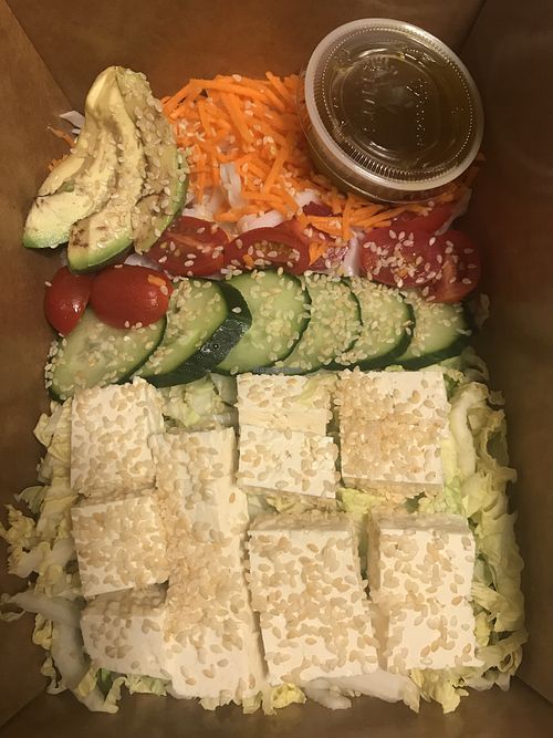 Buddha bowl at Shayna B's By The Sea in Westbrook