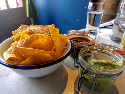 Chips, Salsa, and Guacamole at Casco Antiguo  in Seattle