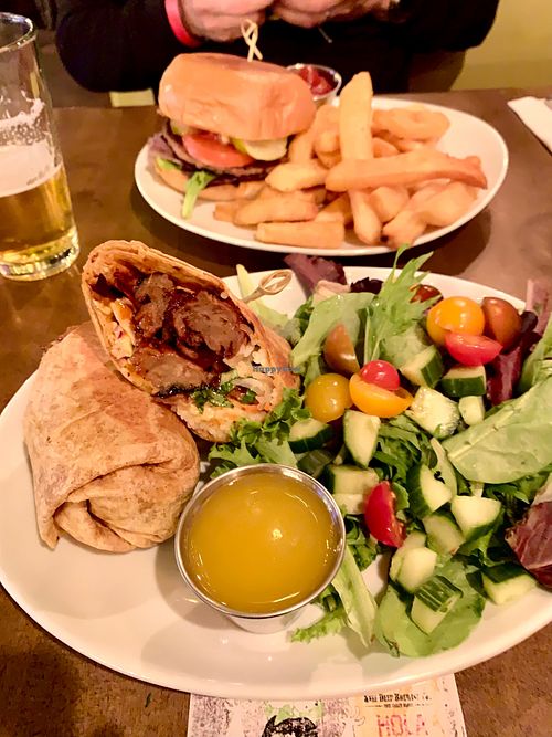 Viet-nom-nom wrap & Impossible burger at Beelman's in Los Angeles