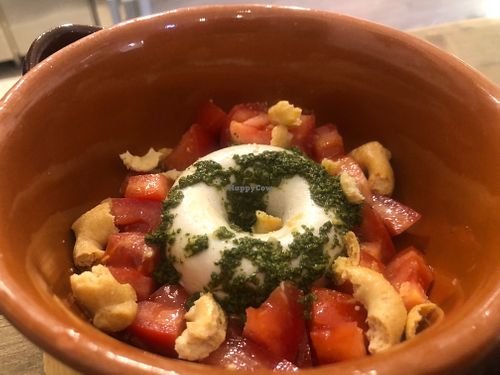 A tasty cream cheese snack at Missfagiola in Bologna