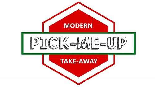 Logo at Pick-Me-Up Modern Take-Away in Camas