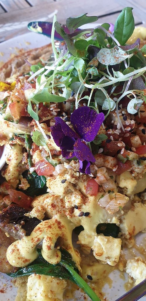Tofu scramble at Nature Cafe/Bar in Frankston
