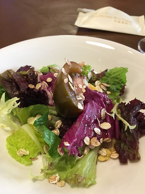 Side Salad at Mirror and Vegan Concept in Hong Kong Island