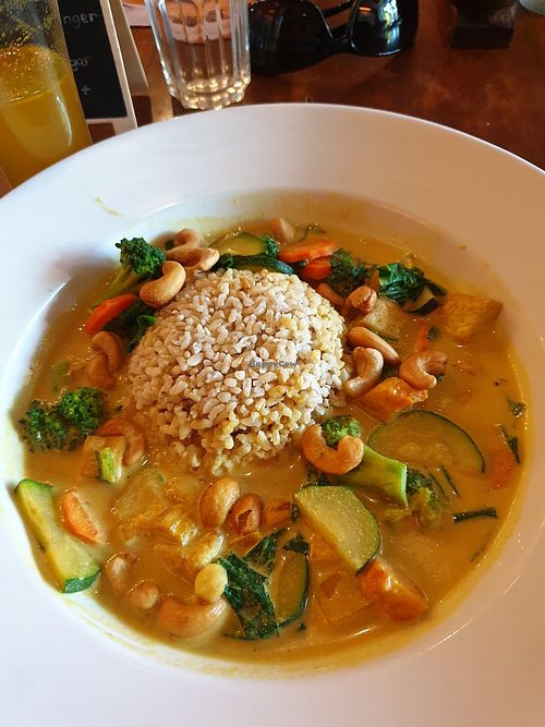 Tofu and cashew veggie curry at Bali Buda in Sanur
