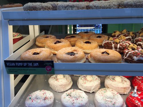 Vegan option 1 at Rodeo Doughnuts - Shaftesbury Ave in London