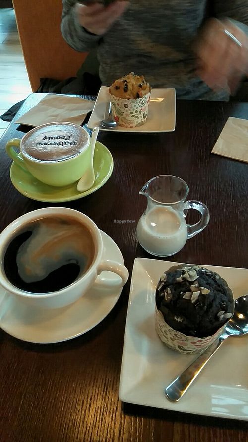 Coffee and muffins. at LN Fortunate Coffee in Shanghai