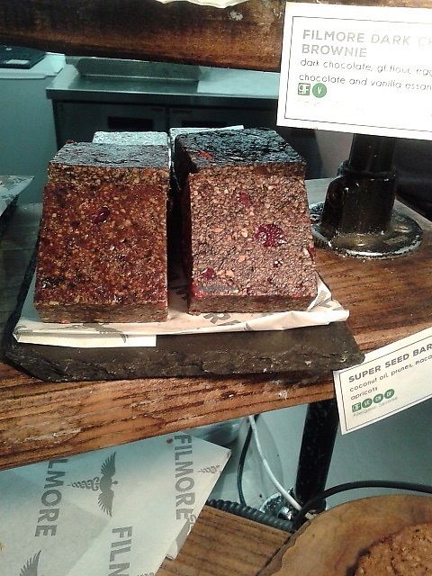 Vegan brownies at Filmore and Union - York Station in York