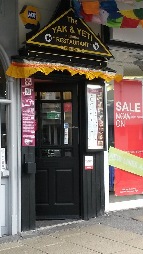 Outside at The Yak & Yeti in York