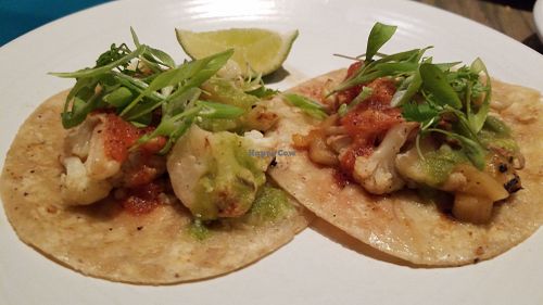 Cauliflower tacos at Bar Verde in New York City