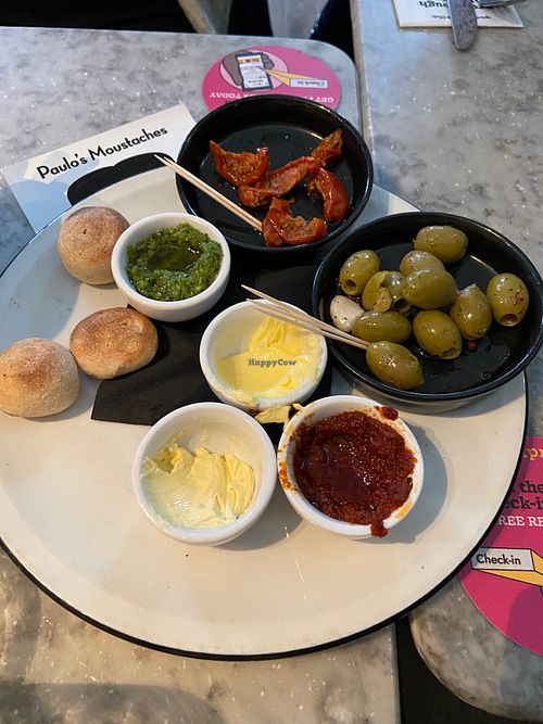 Dough balls etc  at Pizza Express in Edinburgh