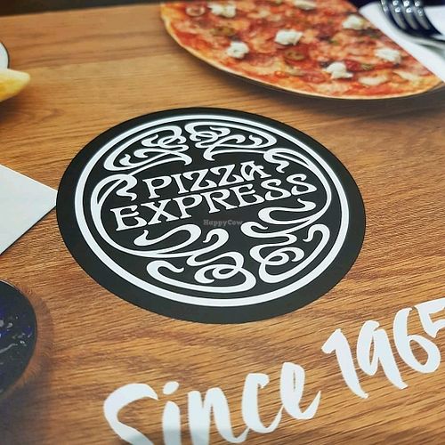 pizza at Pizza Express in Edinburgh