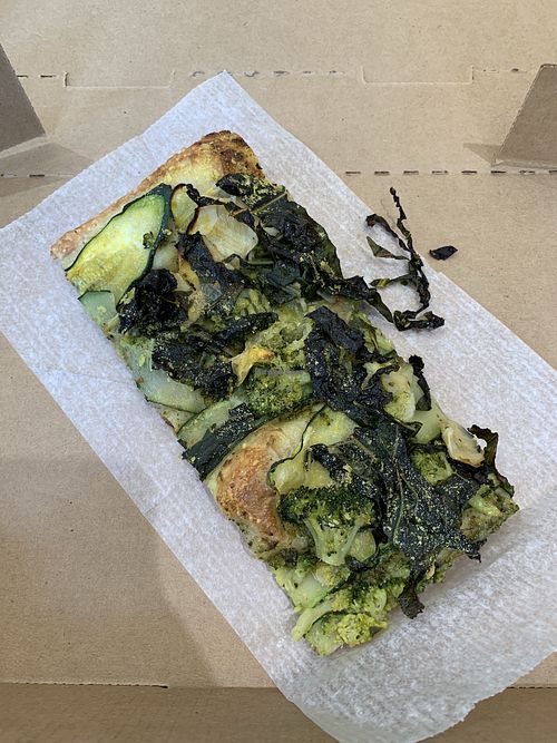 A slice of Green Machine at Vivi in Washington