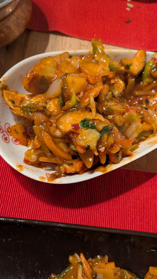 Vegetarian momo at Masala Darbar in Bratislava