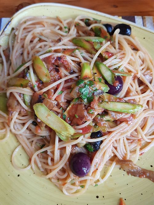 Spaghetti all'Ortolana at Coogi's Restaurant in Mdina