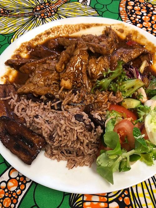 Jerk Chicken at Vegan Flavours in South East London