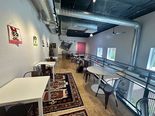 Upstairs dinng  at Cuppa in Ogden