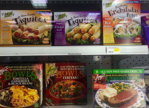 Vegan Taquitos and Enchiladas, Amy's at Debbies Health Foods in Orange City
