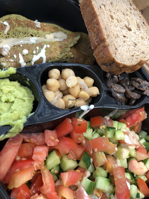 Vegan Breakfast! at TLV - Aroma - T3 in Tel Aviv