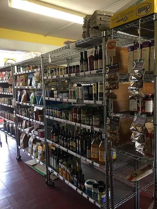 Interior. Products for sale. Non-perishable  at The Oberlin Market in Oberlin